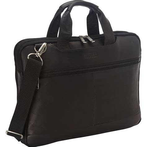 kenneth cole leather laptop bag